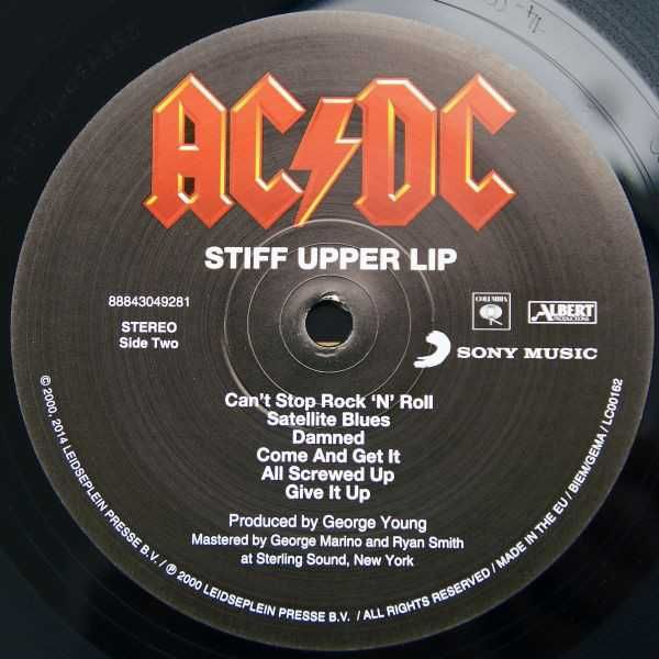 Пластинка винил AC/DC ‎– Stiff Upper Lip