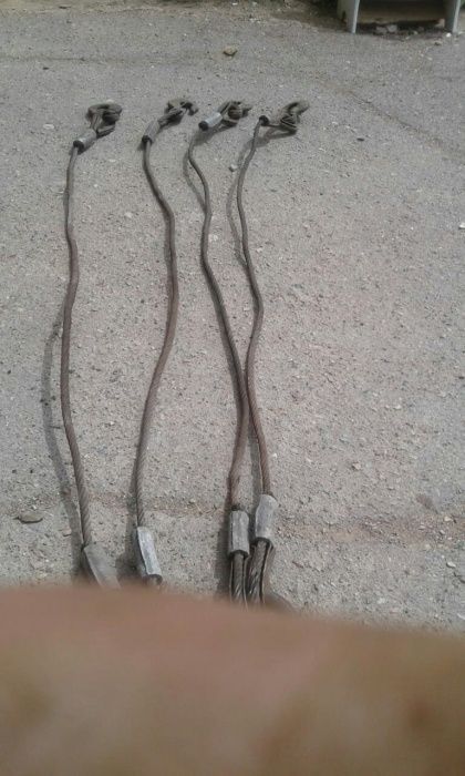 Троссы, канаты, паук, чалка.