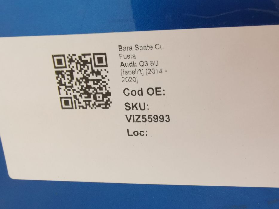 Задна броня с пола Ауди Q3 / Audi Q3 Оригинална
