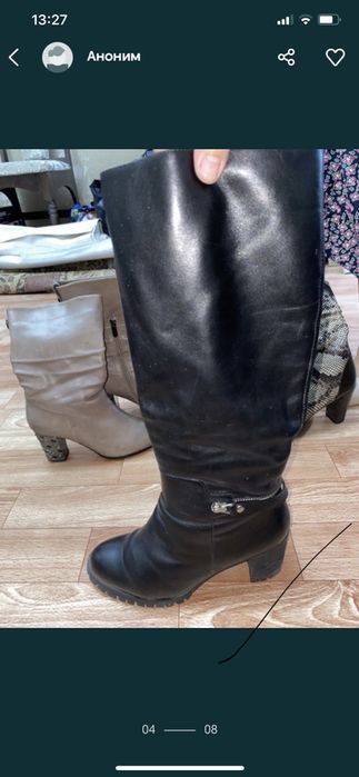 Продам женские сапоги