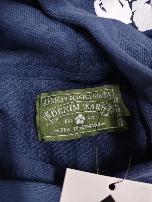 Hanorac Denim Tears Navy Blue (M) | Livrare rapida cu verificare