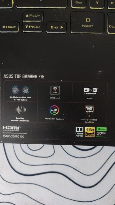 Ноутбук Asus Gaiming F 15