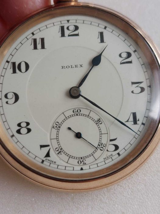 Джобен часовник ROLEX-1910-30 г.позлатен