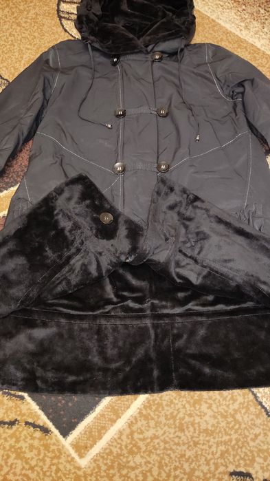 Плащ трапеция на флисе 48-52р