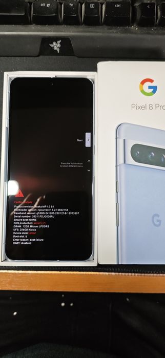 Google pixel 8 pro 256gb defect