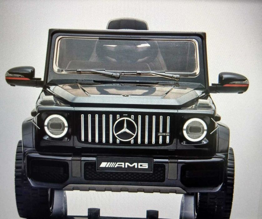 Акумулаторен джип Mercedes Benz G63,12V с меки гуми и кожена седалка
