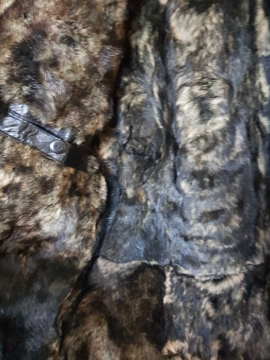 СПЕШНО Мъжко палто от естествена кожа и косъм EU size 60 (X-Large ½)