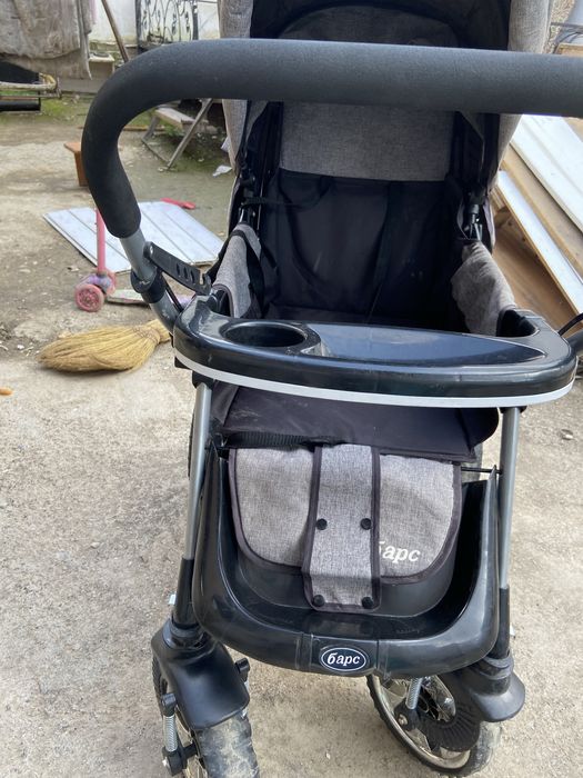 Коляска барс серый цвет