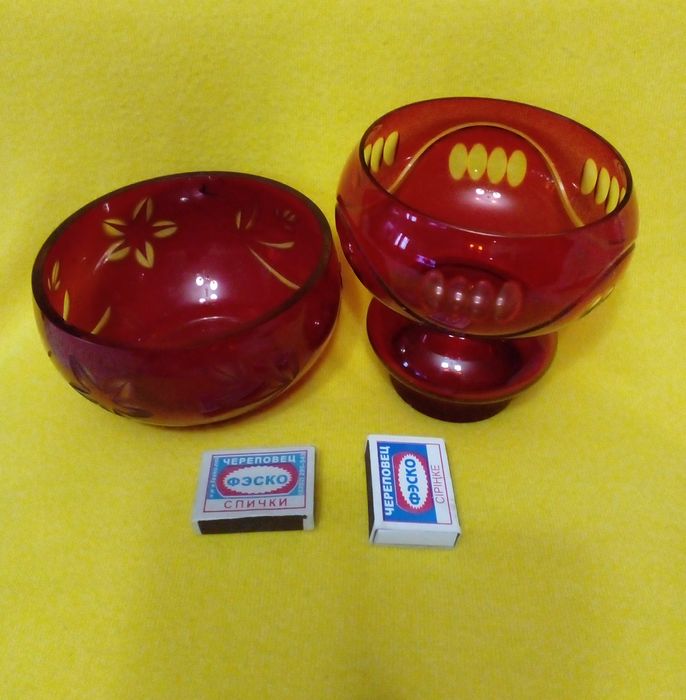 Вазы Стекло Винтаж СССР