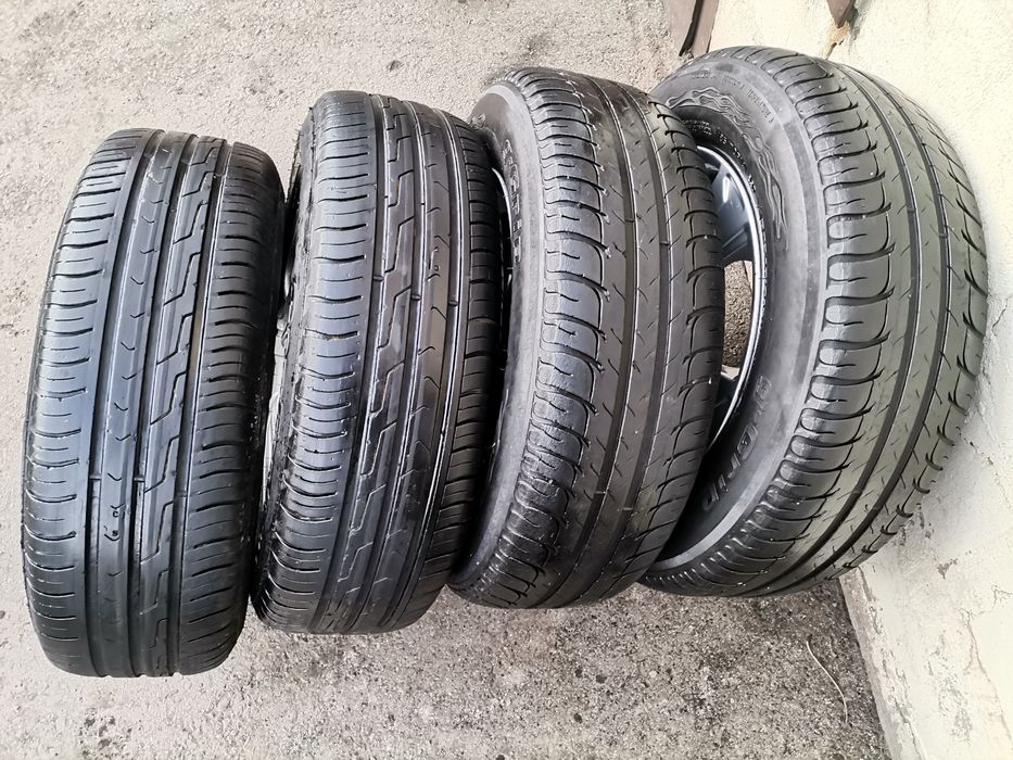 Легкосплавные диски R14 с шинами.