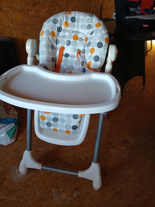 Scaun de masa bebe Kiddo Snack,pliabil si reglabil in înălțime