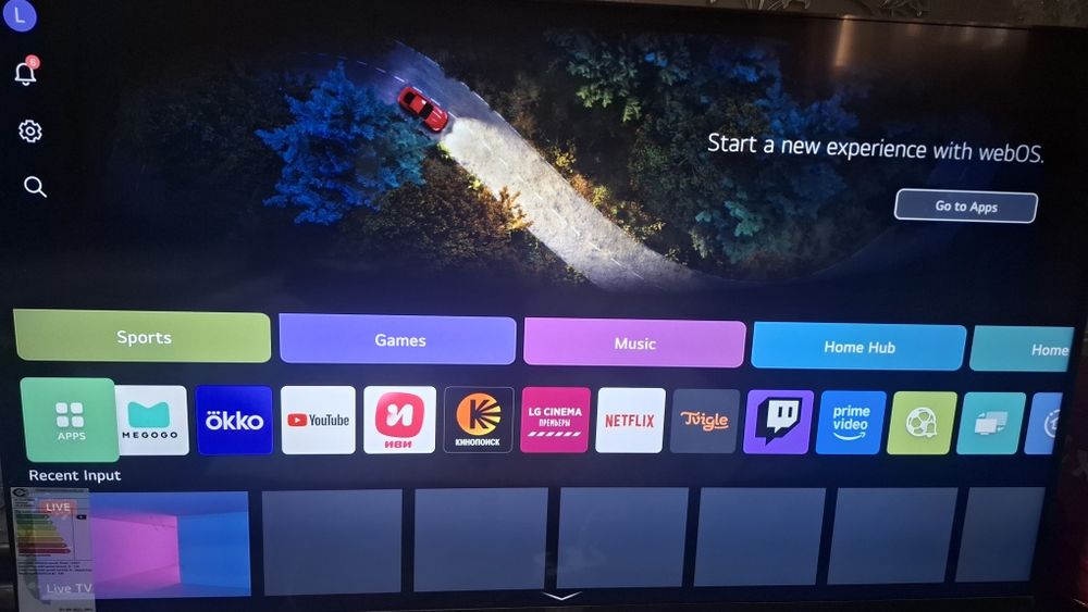 LG televizor 55 talik deyarli ishlatilmagan. Holati ideal.
