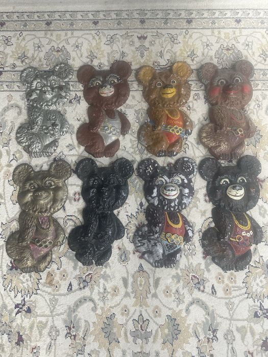 Панно олимпийский мишка