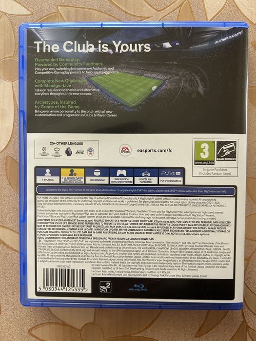 Продавам FC26 PS4