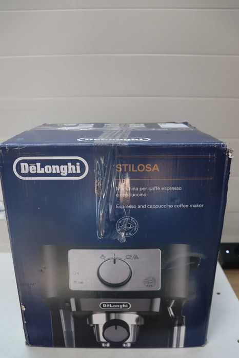 Еспресо машина DE’LONGHI Stilosa EC 260.BK, 15 bar, 1100 W, 1 л, Черен