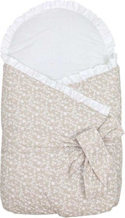Sac de dormit pentru nou-născuți Beige Flowers.