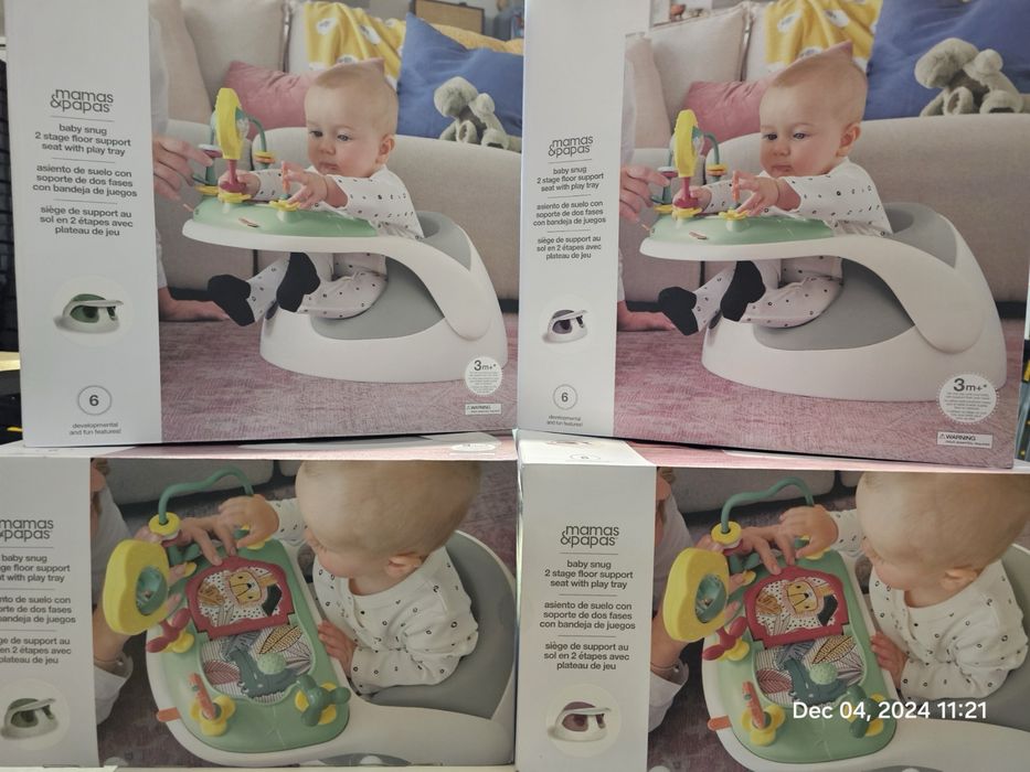 Mamas&papas Snug столче за хранене и игра 3м-3г