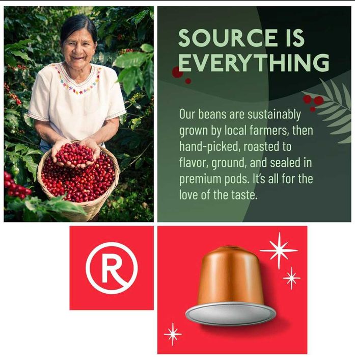 Кафе капсули 80бр Nespresso Неспресо ROSSO COFFEE специално издание