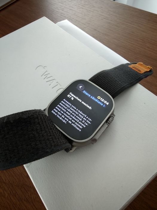 Apple Watch Ultra 1 - Titanium - Baterie 87% - Impecabil