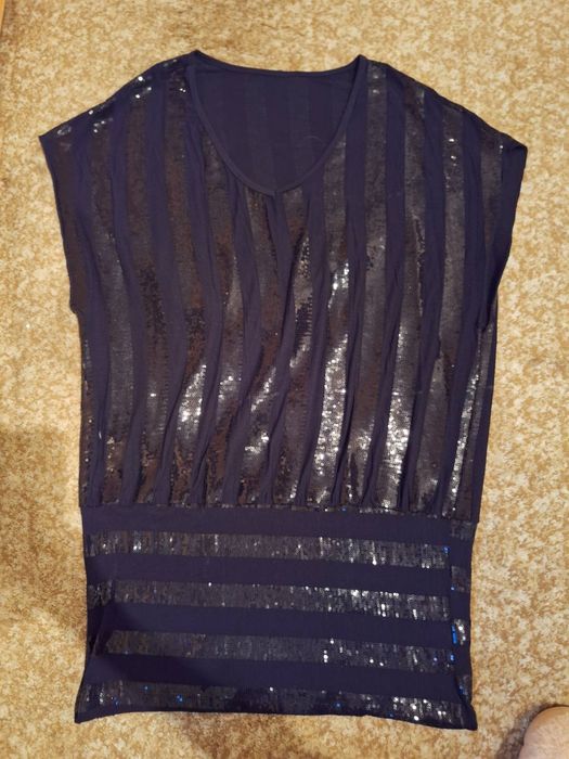 Черна дамска туника