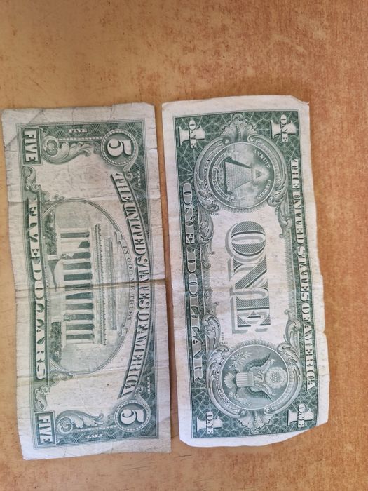 1 и 5 долара колекционерски