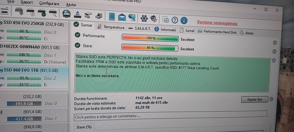 Ssd 1 tb samsung 870 evo.