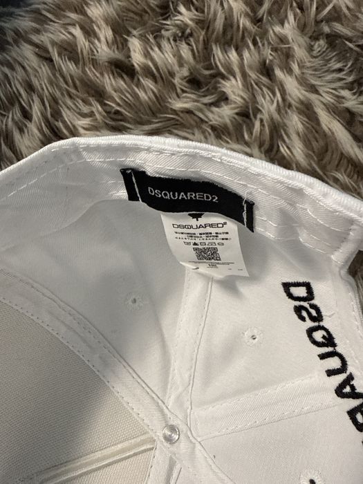 Sapca Dsquared2 alba model clasic Premium