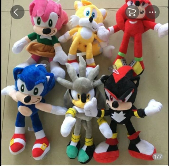 Соник плюшени играчки 30см