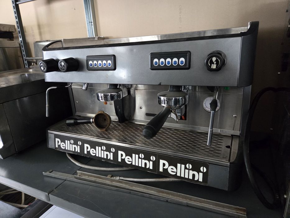 Espresor cafea inox, cu 2 brate, 16 bari
