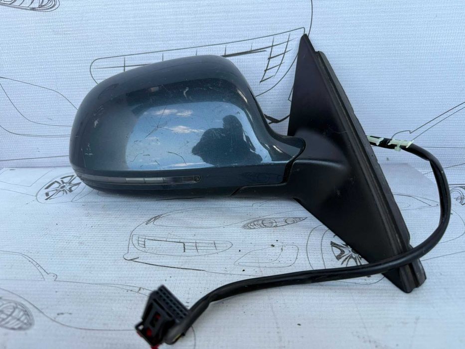 Oglindă Retrovizoare Dreaptă Electrică 6 Pini Audi A4 S4 B8 8K 8K2857410D / 857410D 2009 / [2008-2015] / (5A3)