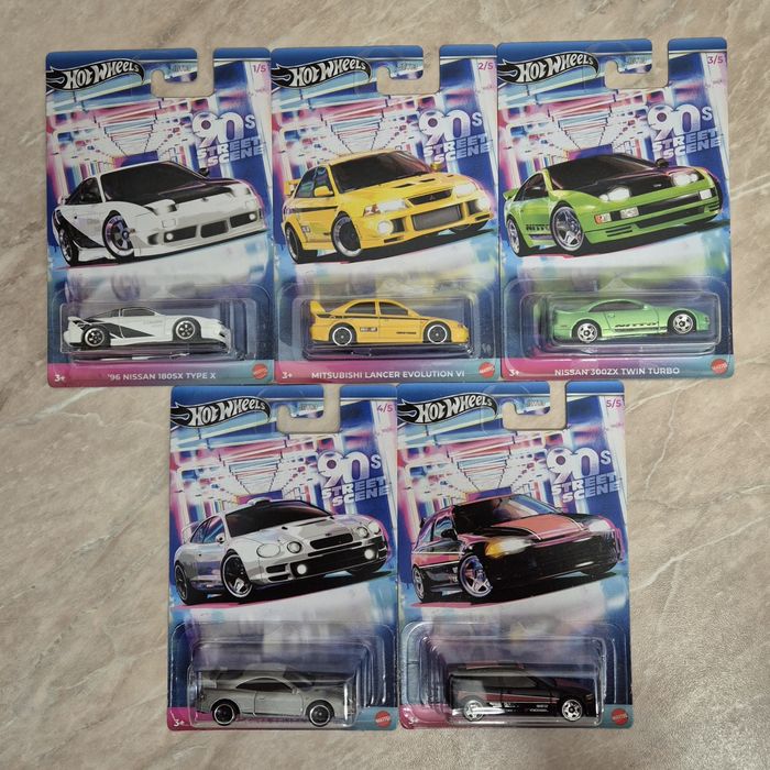 Hot Wheels 90s Street Scene (1-5) – JDM Legends