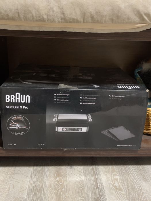 Мультигриль Браун 9 Pro CG9140 — новый, в упаковке