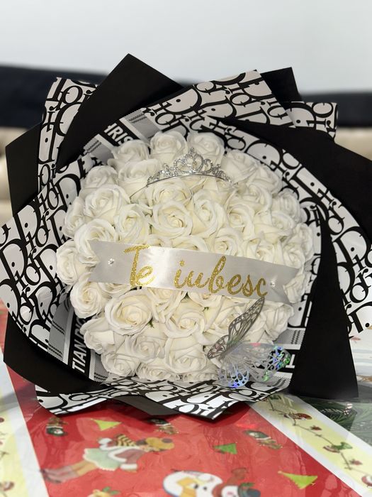 Buchet trandafiri de sapun