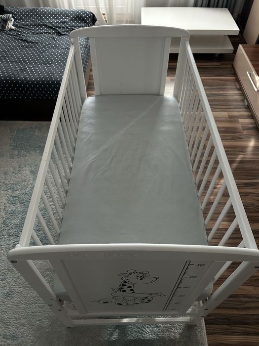 Patut din lemn pentru bebe 120/60