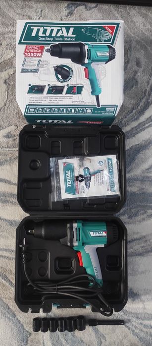 Гайковерт ударный сетевой Total 550 Нм