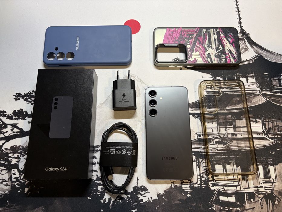 Samsung s24 256GB  с аксесуари