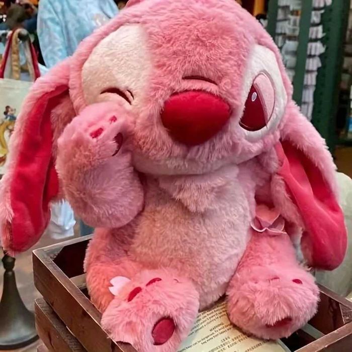 Голям Плюшен Розов Стич, 100см Голяма плюшена играчка Стич Розов