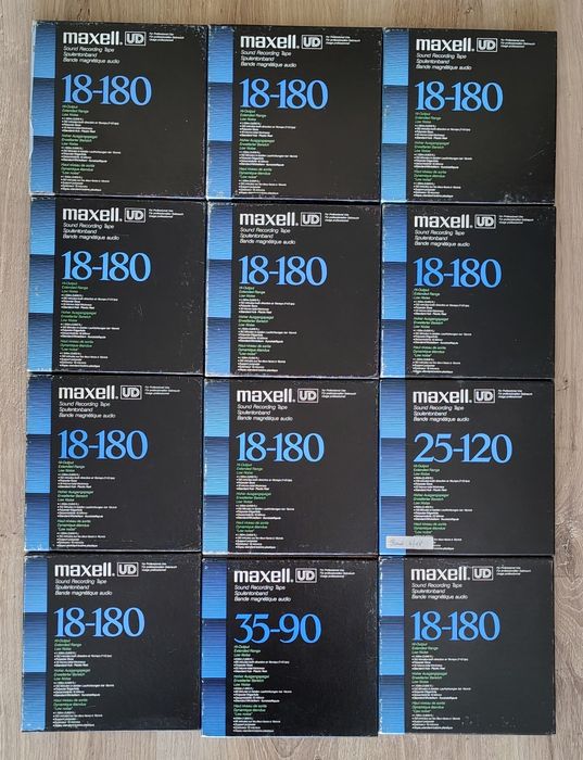 Benzi banda role magnetofon Maxell 18 cm