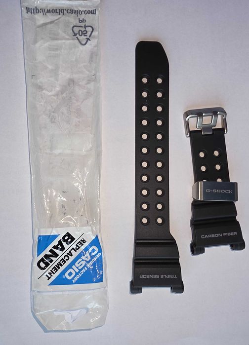 Нова оригинална каишка Casio Black Carbon Fibre Band