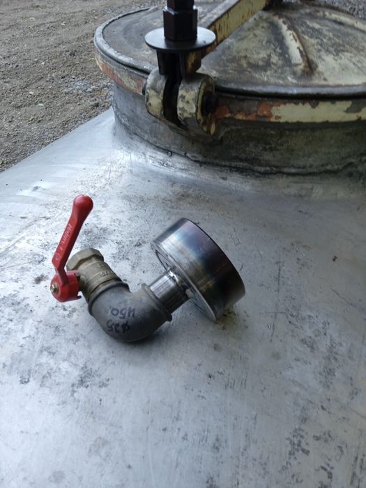 Бочка алюминиевая пищевая