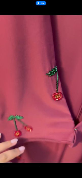 Bordo rangli nafis dubay abayasi