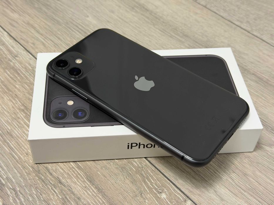 iPhone 11, Black, 64Gb, Liber de retea | Cod - G1030