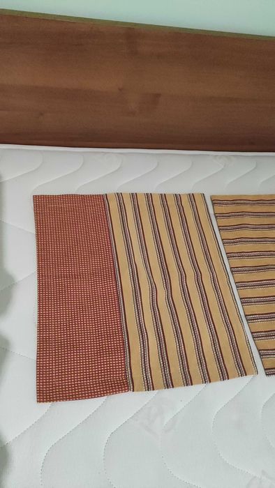 3 бр. калъфки за декоративни възглавници с цип-плътна материя