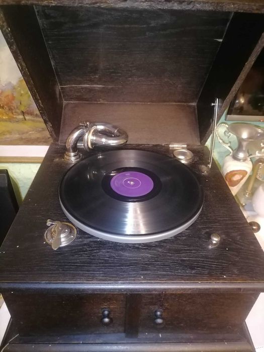 Gramofon Original marca ODEON model ODEONETTE anii 1900