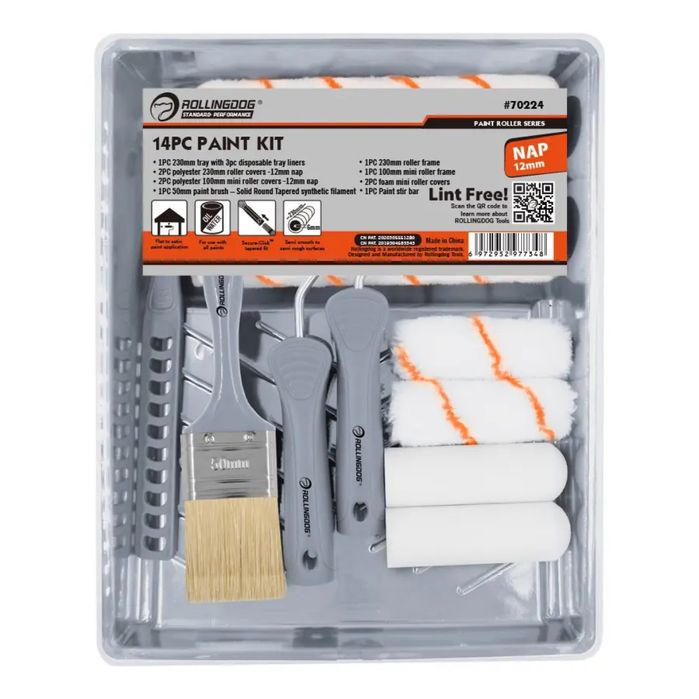 Комплект за боядисване 14 части RollingDog