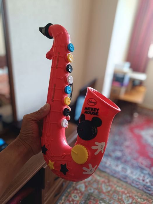 Детский музыкальный саксофон Disney Mickey Mouse