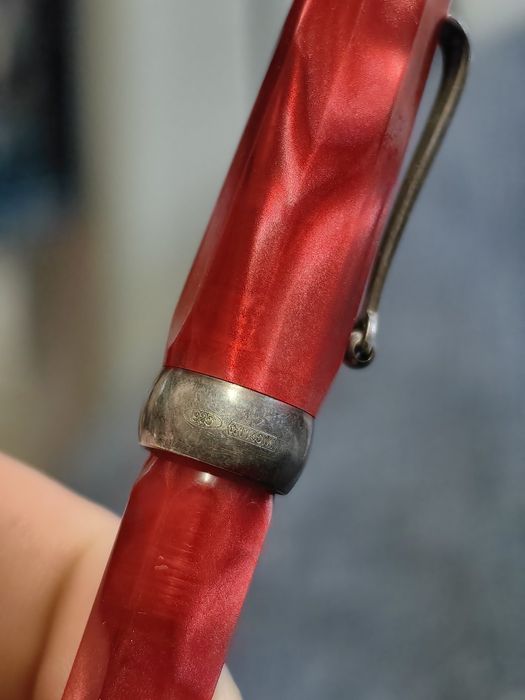 Химикалка Montegrappa Red 925 сребро