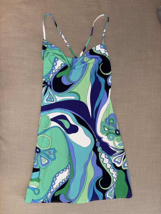 Синя рокля Emilio Pucci