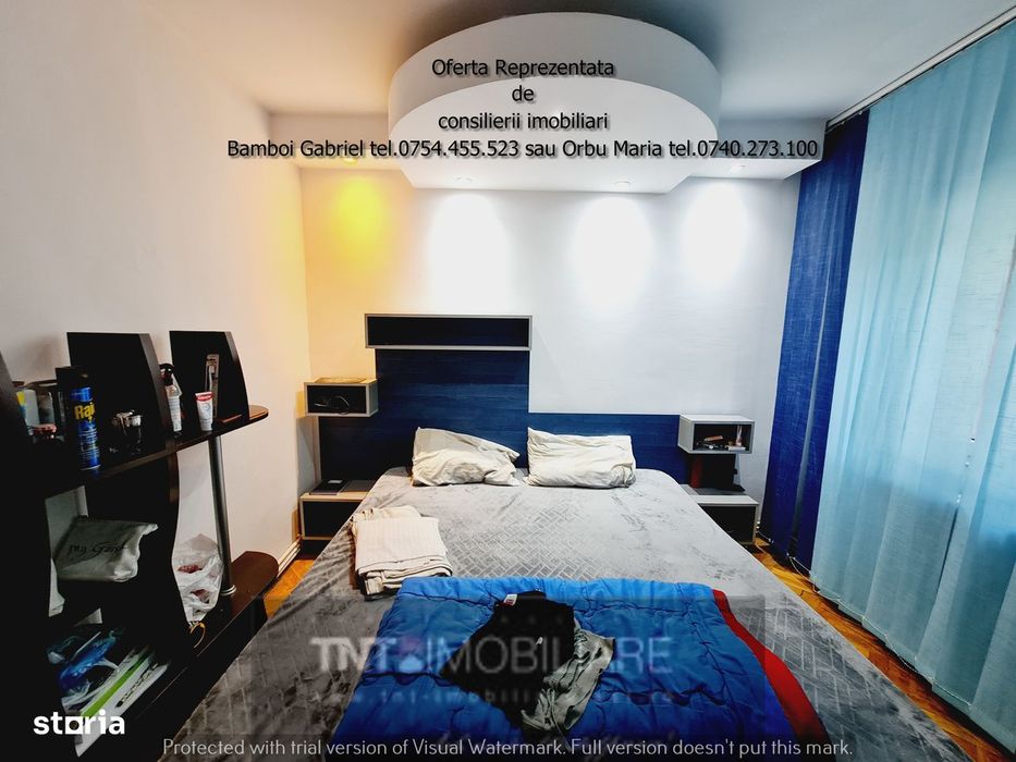 Apartament 3 camere decomandate –Central (Tg. Cucu - Podu de Fier)