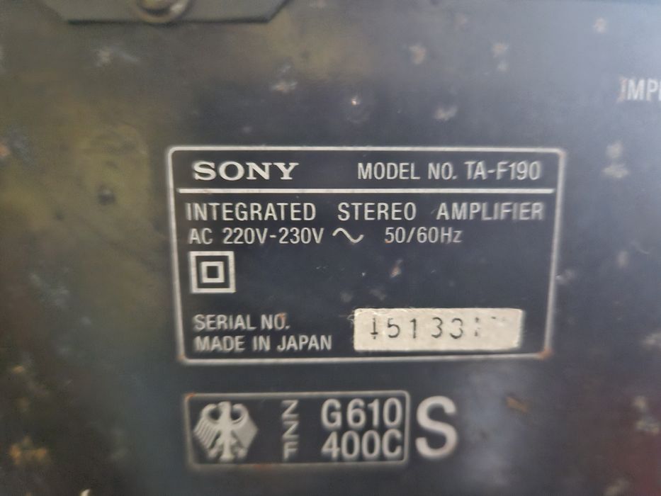 Amplificator  sony
